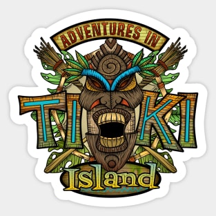 TIKI Island Sticker